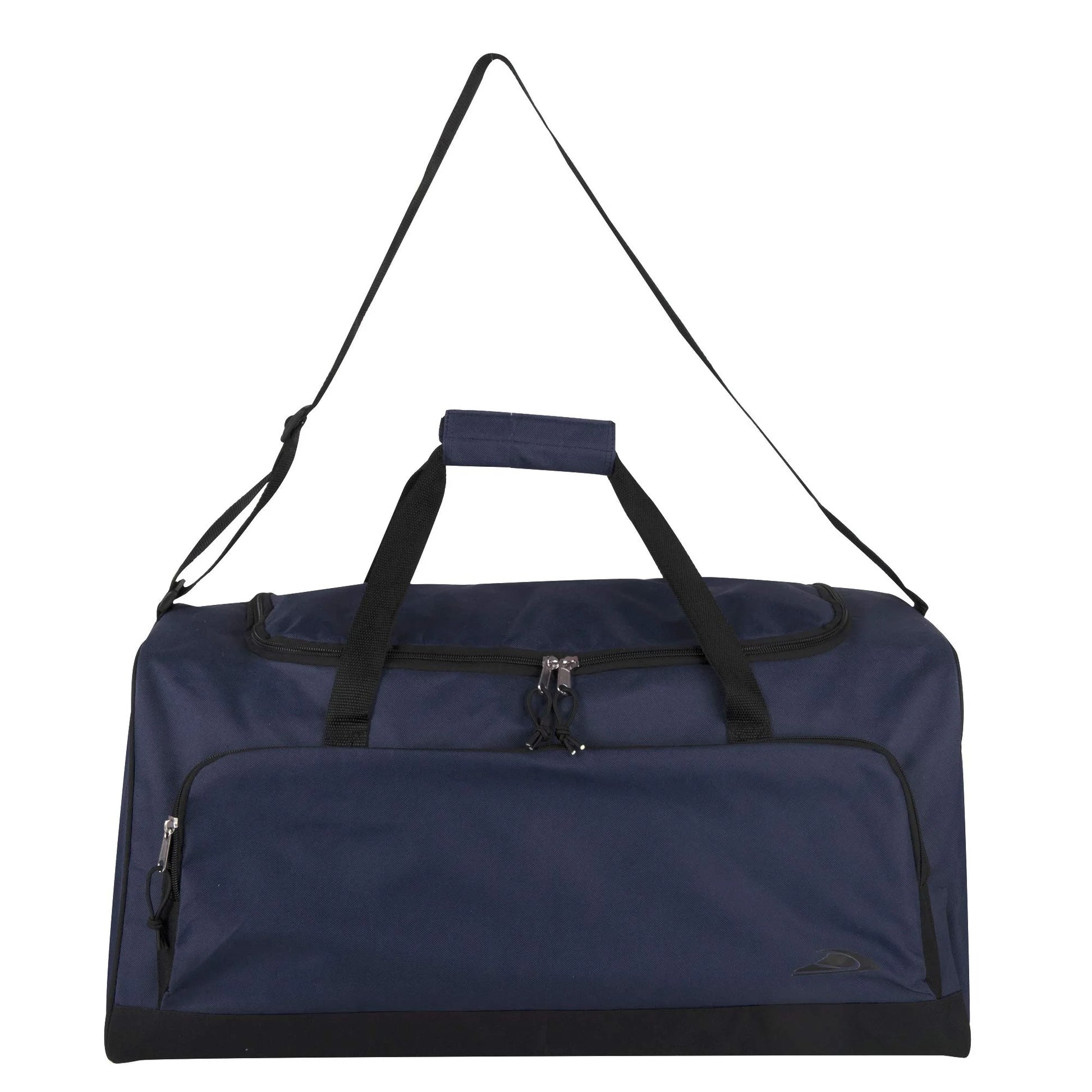 , 55 Liter 24" Lightweight Unisex Canvas Duffle Bags for Traveling, the Gym, and as Sports Equipment Bag/Organizer - Navy Blue