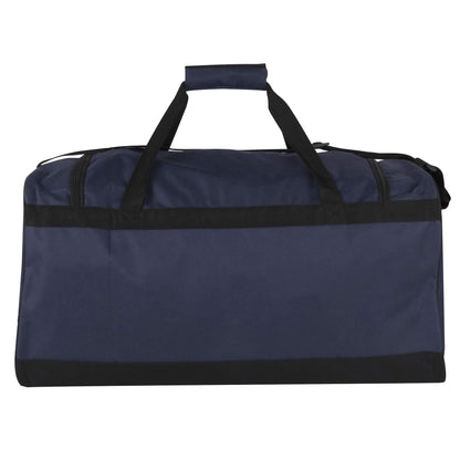 , 55 Liter 24" Lightweight Unisex Canvas Duffle Bags for Traveling, the Gym, and as Sports Equipment Bag/Organizer - Navy Blue