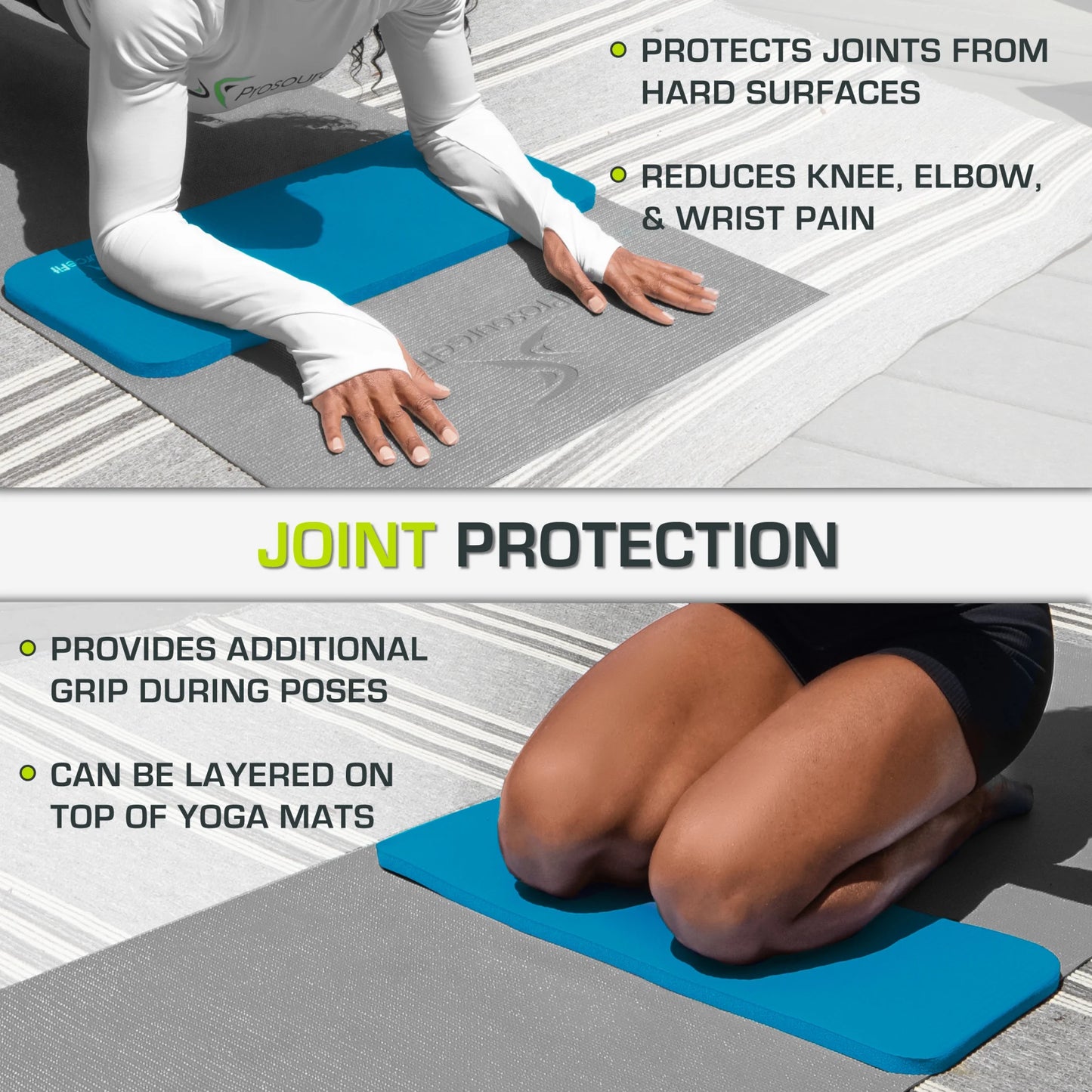 Yoga Knee Pad & Elbow Cushion 15Mm for Pain Free Joints