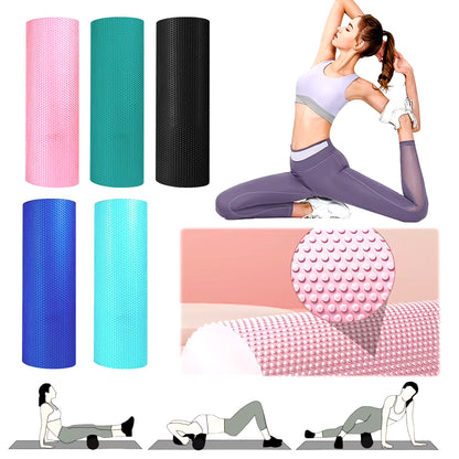 EVA Foam Roller Body Massager 30Cm Massage Foam Roller round Foam Roller Solid Yoga Roller for Neck Knee Foot