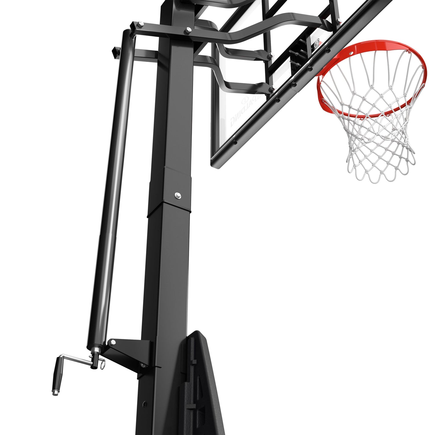 Ultimate Hybrid® 54 In., Glass Portable Basketball Hoop System