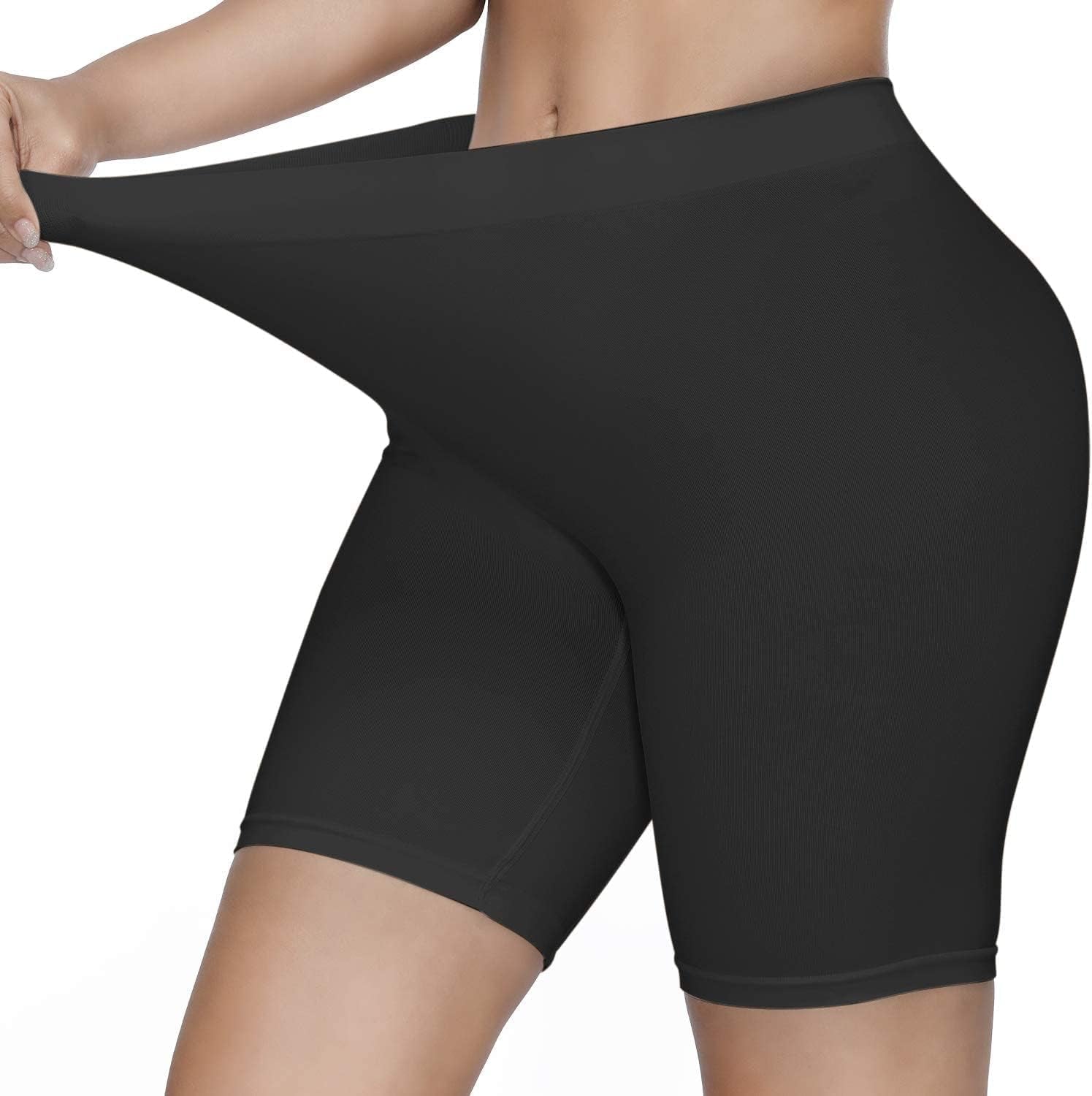 Slip Shorts for Women, Smooth Seamless Slip Shorts for under Dresses, Stretch Workout Yoga Biker Shorts