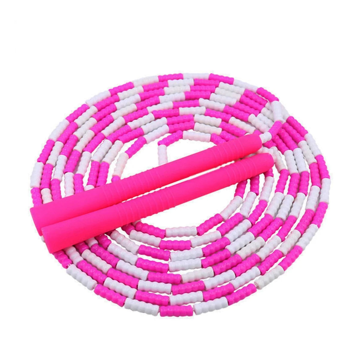 PVC Jump Rope Jump Ropes for Kids Adjustable Length Tangle-Free Segmented Hard Beaded Skipping Rope Fitness Jump Rope for Kids