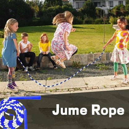 PVC Jump Rope Jump Ropes for Kids Adjustable Length Tangle-Free Segmented Hard Beaded Skipping Rope Fitness Jump Rope for Kids