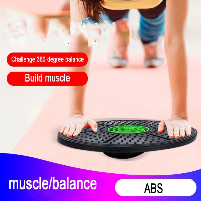 Yoga Balance Board Disc Stability round Plates Exercise Trainer for Fitness Sports Waist Wriggling Fitness Balance Board