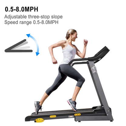 Treadmill for Home Folding Treadmill Electric Treadmill with 3 Level Incline Adjustment